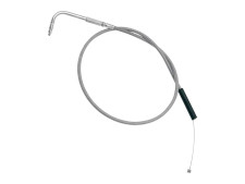 THROTTLE CABLE  STAINLESS STEEL CLEAR COATED 32.5